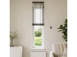 Vidaxl Cortina Veneziana Marrom Escuro 40 X 160 Cm 35 Mm