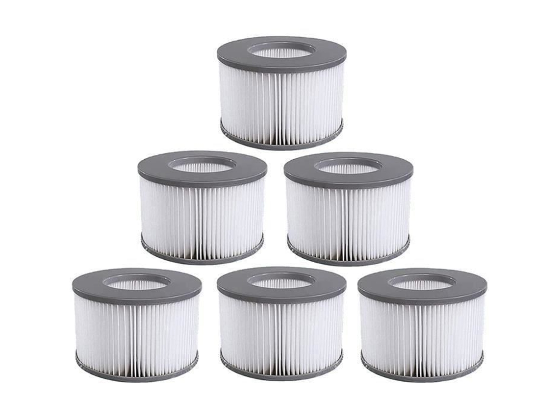 Filtros de substituição de pacote YOUXIU-6 para filtro de hidromassagem MSPA - cartuchos de filtro de subbarco e spa quente YWEI