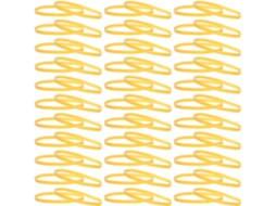 Bestyash 300 Elásticos De Borracha Amarelos Grandes, Alta Elasticidade E Espessura, Pastas E Documentos Em