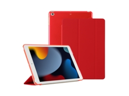 Capa Ultrafina Vermelha Brilhante Para Tablet Universal Para Ipad De 10,2 Polegadas Yunzii (7ª/8ª/9ª Geração)