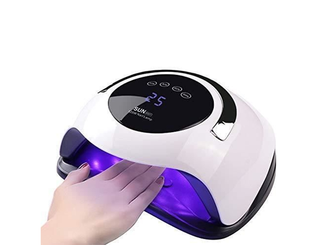 Lâmpada uv led para secador de unhas, 120w, lâmpada uv para unhas em gel, lâmpadas profissionais para unhas com 4 temporizadores 10/30/60/99s, touchsc