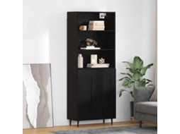 Vidaxl Buffê Carvalho Preto 69,5 X 34 X 180 Cm