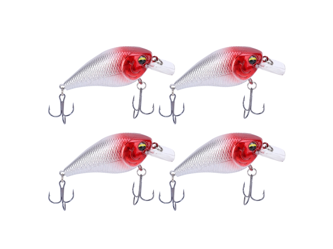 Isca Artificial Minnow Crank Rock 4pcs 3