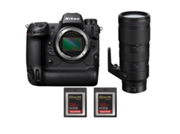 Z9 + Z 70 200mm F/2.8 Vr S + 2 Sandisk 128gb Extreme Pro Cfexpress Type B Máquina Fotográfica Profissional + Ebook Pricedirect NIKON