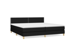Box Spring Bed, Box Spring Beds Vidaxl Preto Tecido (200 X 200 Cm)