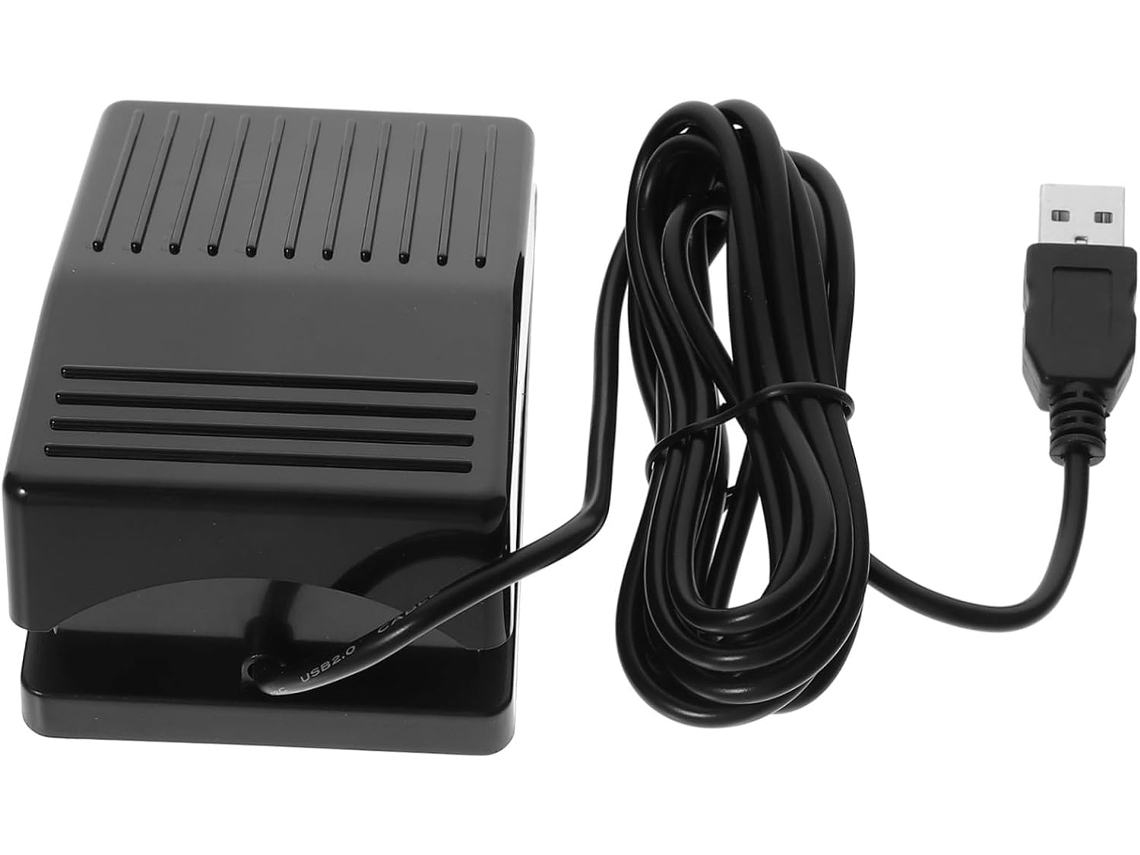 Pedal Usb Antiderrapante Multifuncional Para Teclado E Mouse.