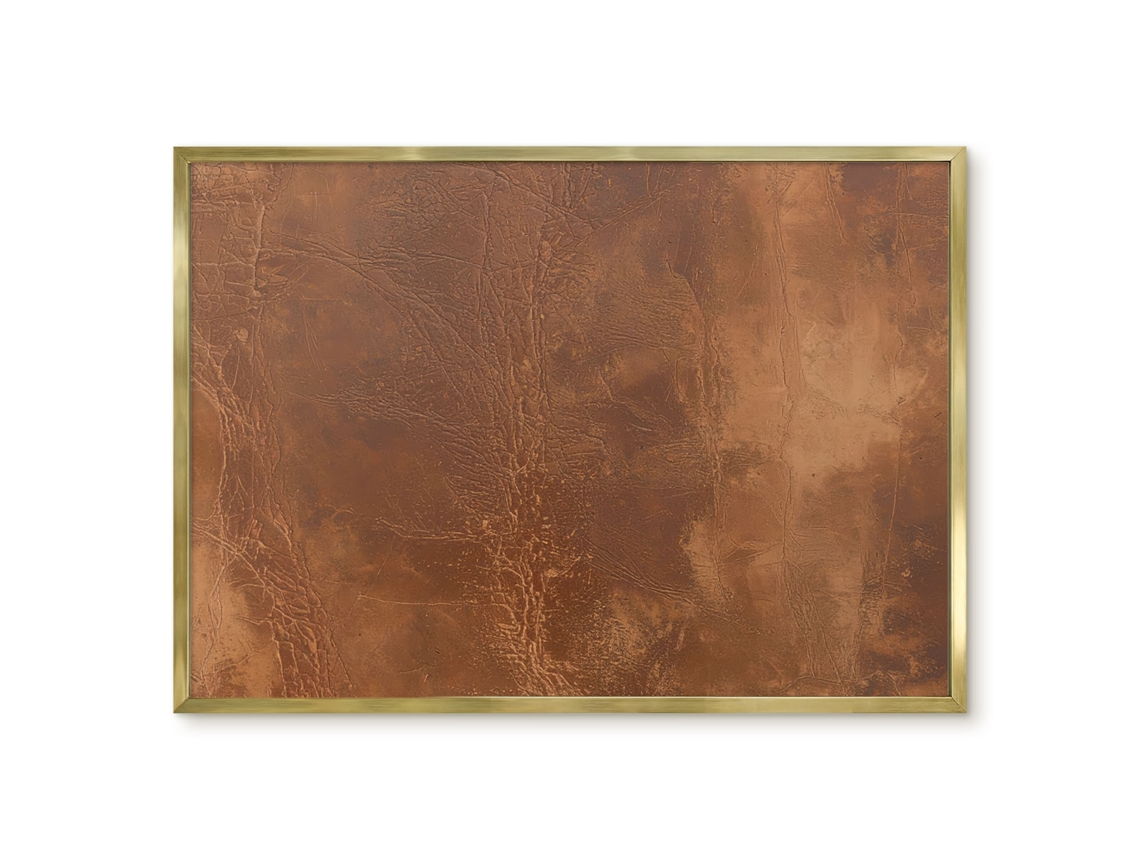 Quadro de parede magnético com textura enferrujada para escritório Espelharte (70x50 cm)