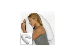 Travesseiro De Algodão Pp Branco Em Formato De U Para Quem Dorme De Lado, Suporte Para Pescoço, Travesseiro De Viagem, Travesseiro Antirronco