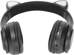 Fone De Ouvido Yinhing Lxb39a Com Orelhas Gato, Luzes Led, Tecnologia 5 0, Graves Potentes, Confortável E Portátil Para
