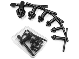 Chave De Mandril Universal 4/6/10/13/16/20mm Aço 6 Peças Para Furadeira