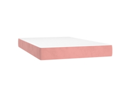 Pocket Spring Bed Mattress, Pocket Spring Bed Mattresses Vidaxl Cor-de-rosa Veludo (120 X 210 Cm)