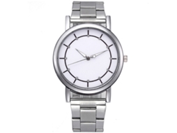 Reloj De Pulsera Analógico Unisex De Cuarzo Con Correa De Acero Para Hombre Mujer Estudiante