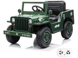 Carro Elétrico Para Crianças - Willys 12v - 1 A 6 Anos - Verde