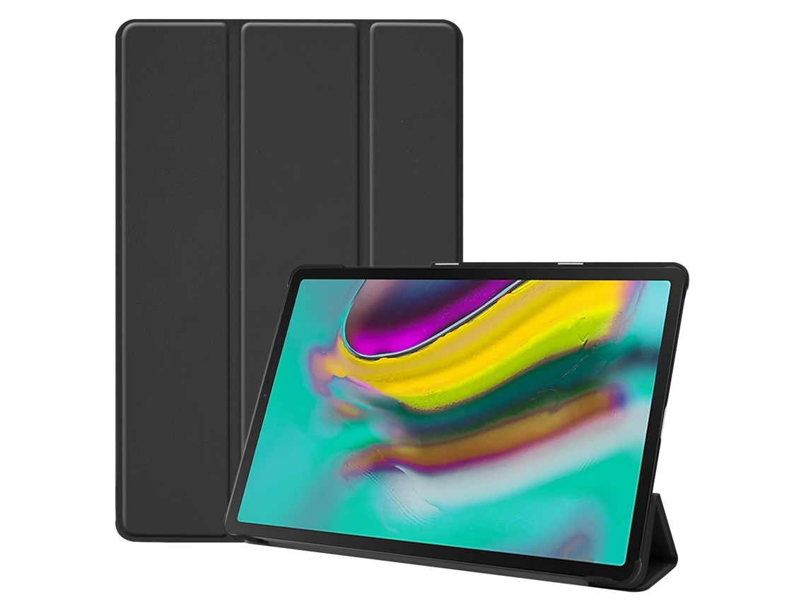Capa YUYSAN para Samsung Galaxy Tab S5E T720/T725 Capa Protetora Tripla para Tablet de 10 5 Polegadas Preto
