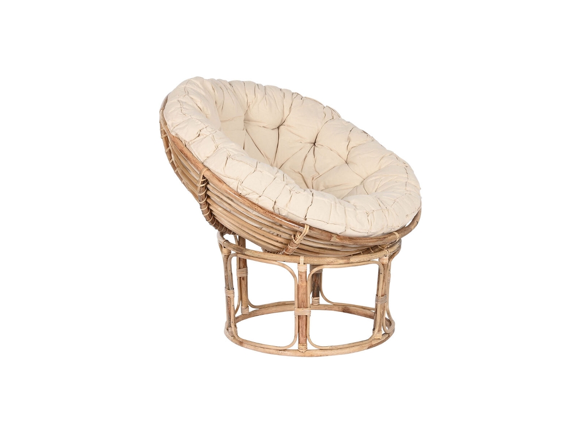 Cadeira de jardim de vime e bambu Home Esprit 91 x 65 x 81 cm