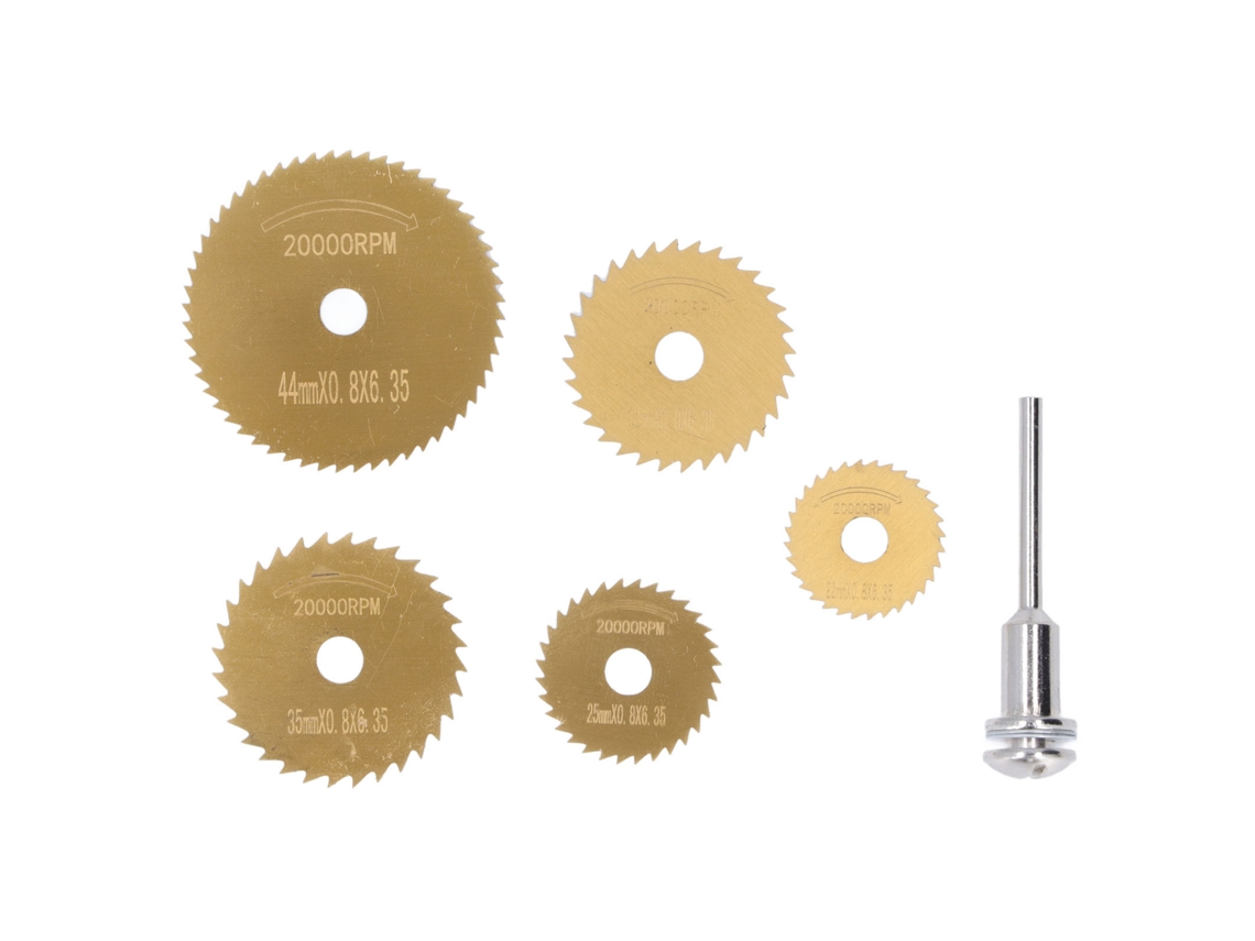 6pcs/set Lâmina de Serra Circular Hss