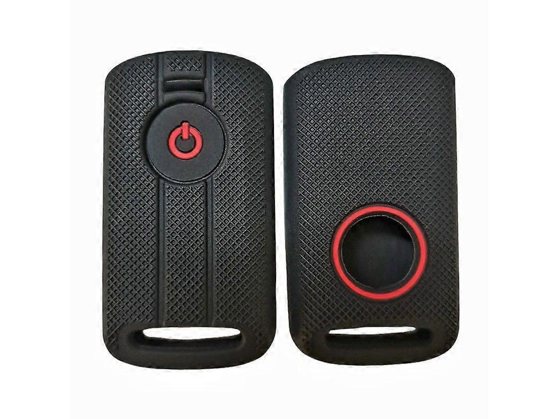 Capa De Chave De Silicone Para Carro, Estilo C, Cor Preta, Compatível Com Opel