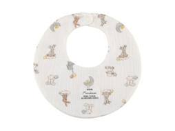 Babador prático para alimentar bebês, com 4 compartimentos para saliva, babador para bebês com design animado, toalha para saliva, pano respirável para assaduras.