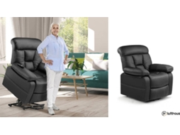 Sofá Elevatorio LUFTHOUS New Imperial Elétrico (Preto - 89  x 97  x 105 cm)