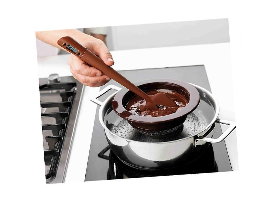 Termômetro Digital de Cozinha com Espátula, Termômetro de Precisão Compatível com Confeitaria e Doces. GOKOCO