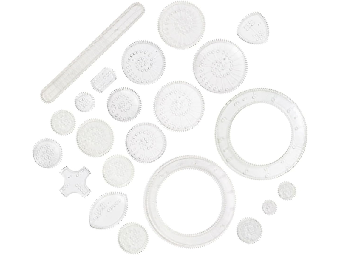 Kit de Régua Inteligente Bestonzon para Desenho, Régua Curva de Plástico para Estudantes e Designers, Ideal para...