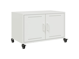 Móvel de tv VIDAXL Branco Aço (100.5x39x43.5 cm)