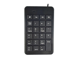 Teclado Numérico Usb Universal De 22 Teclas, Mini Teclado Com Fio Prático, Teclado Numérico Simples Para Laptop Ly Ebike (preto)