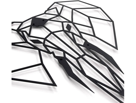 Decoração de Parede HOAGARD Metal Wall Art Elephant XL (90x75cm)