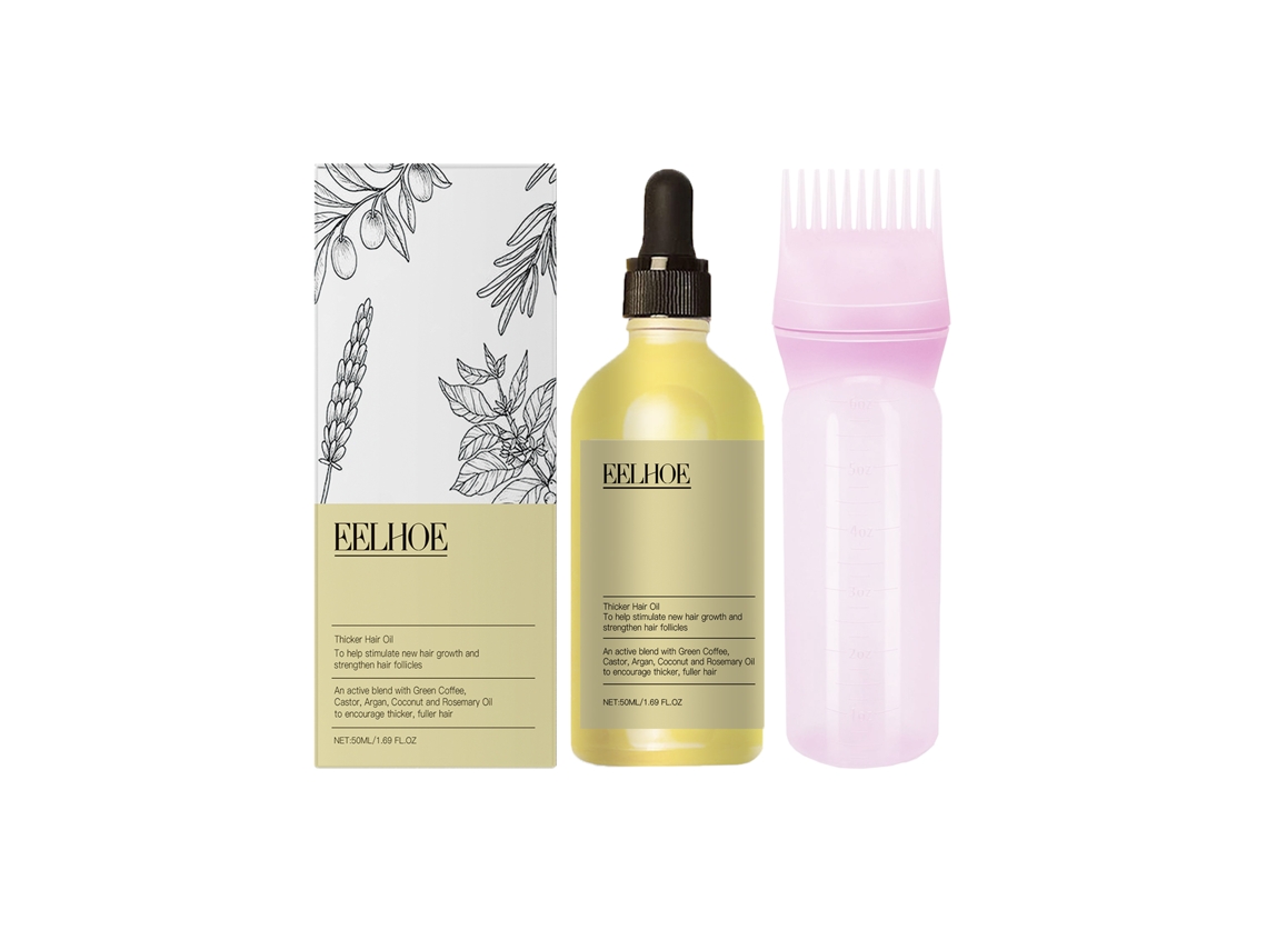 Conjunto Eelhoe de Óleos Essenciais para Cuidado Capilar, Nutrição e Qualidade do Cabelo LAXISCREED