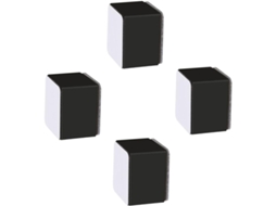 Uonlytech Conjunto De 4-almofadas Elevatórias Para Móveis Anti Ruído E Absorção Impacto Ideal Sofás Camas