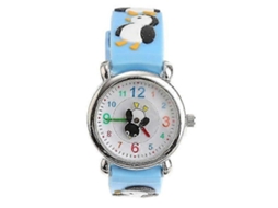 Relógio Infantil de Pulso com Desenho Pinguim GOKOCO