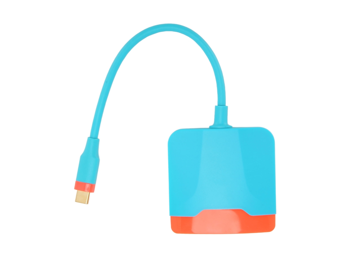 Aetheria adaptador Usb C Hub 3 em 1 para Switch Macbook com Saída Hd 4k e Porta Usb 3.0