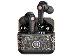 Auriculares Bluetooth True Wireless 5.0 com Cancelamento de Ruído Controle de Botão Ip6 À Prova D'Água,