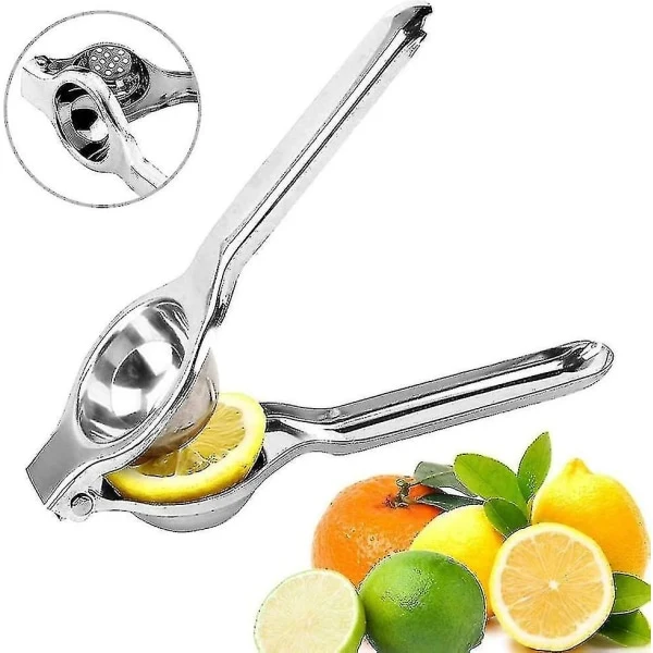 Espremedor De Citrinos Manual Em Aço Inoxidável, Espremedor De Limão, Espremedor De Frutas Em Metal