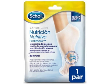 Máscara para Pés Hidratação Intensa Scholl 1 Par