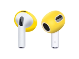 Capa Para Airpods3, Protetores Auriculares De Silicone, 3 Pares (amarelos) Spqment
