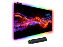 Mousepad Mousepad Grande E Luminoso Com Led E Base De Borracha Antiderrapante. Brilvibera