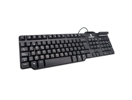 Teclado com Leitor  COO-TEC02DNI Preto