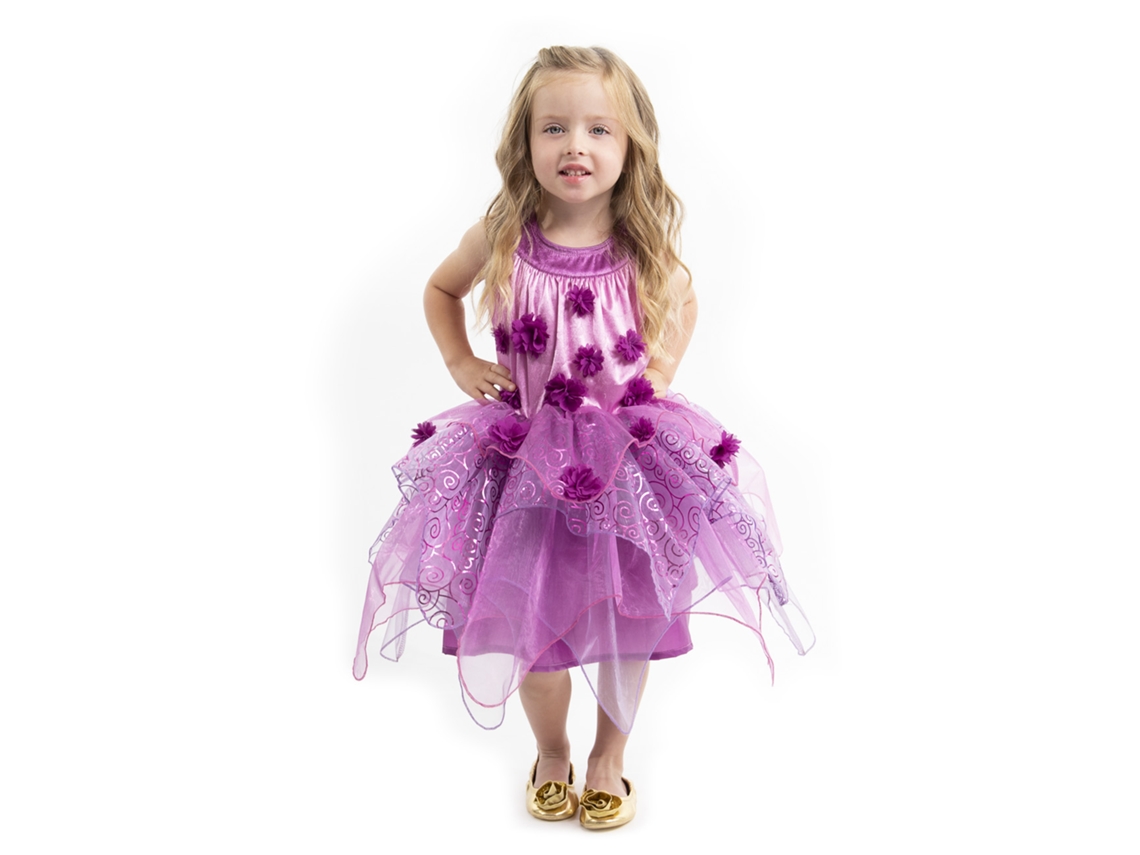 Fantasia De Fada Roxa Da Little Adventures Para Crianças De 5 A 7 Anos Vestido De Conto De Fadas