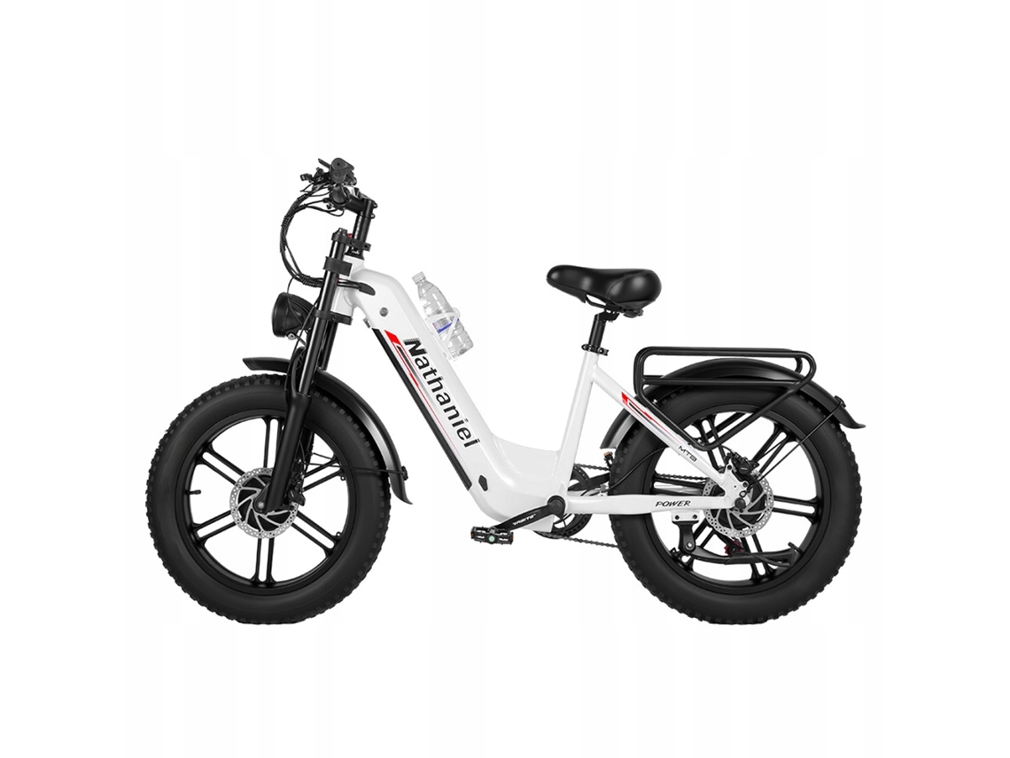 Bicicleta Elétrica Todo-terreno Nathaniel Syr08 Com Motor Duplo De 2*1000w, 48v E 17,5ah
