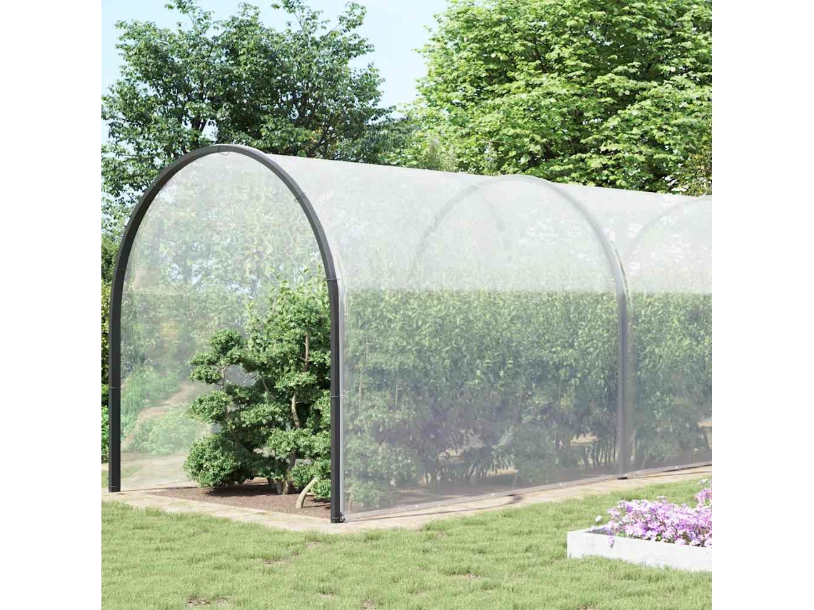 Maison Exclusive - Encerado Transparente Com Ilhós 10x10 M Polietileno