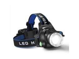 Farol Recarregável Usb Com 4 Modos E Faixa De Cabeça Ajustável Perfeito Para Acampamento, Caminhadas, Caça E Muito Mais Yizhood (preto)