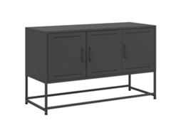 Móvel de Tv 100,5x39x60,5 Cm Aço Preto MAISON EXCLUSIVE