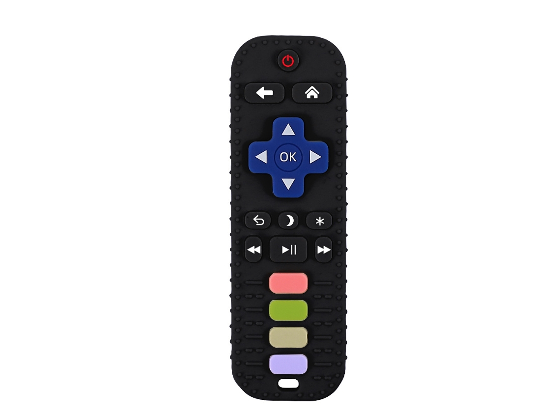 Mordedor Bebé Controlo Remoto EIFSON 3 24 Meses Alivio Gengivas Silicone (preto)