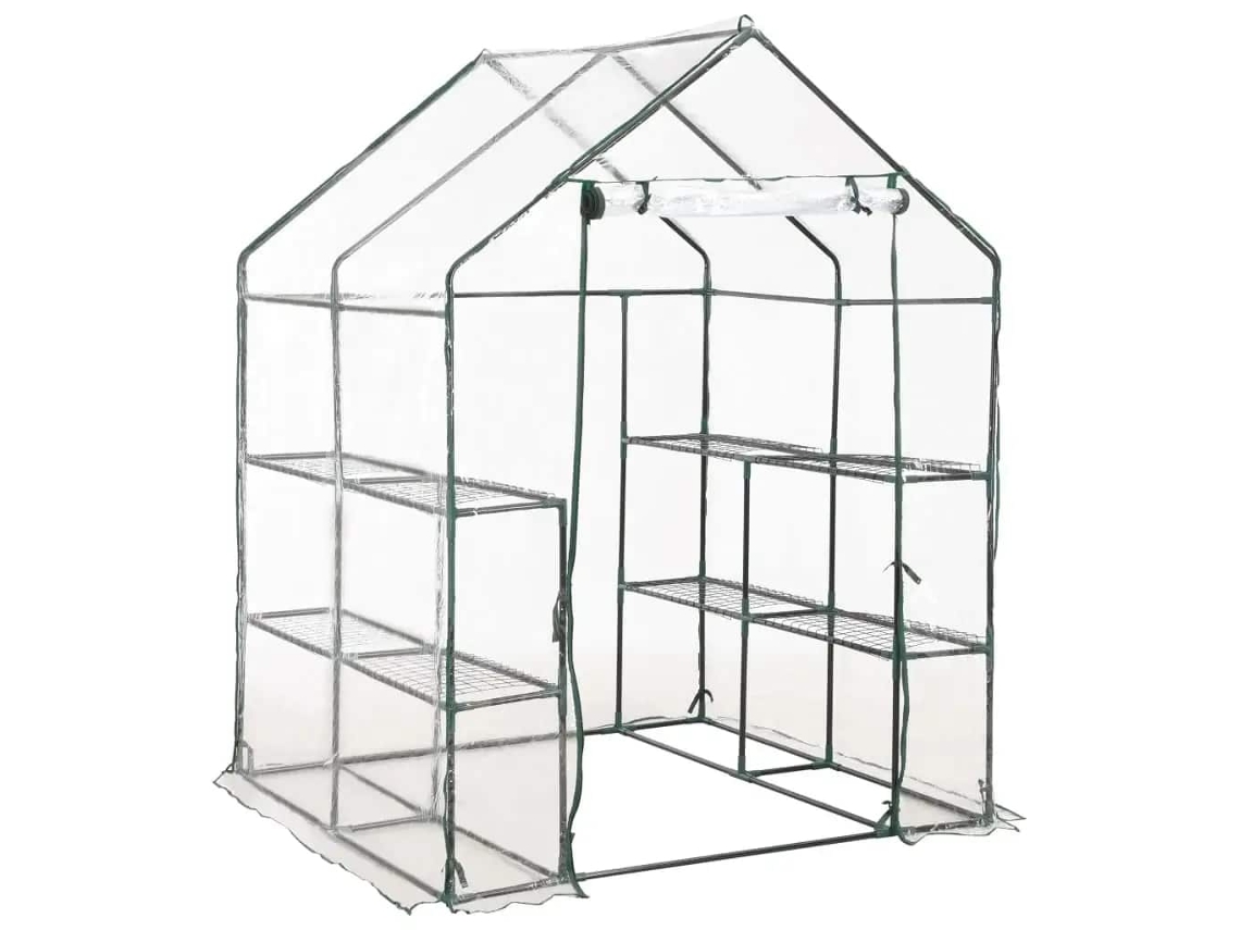 Maison Exclusive - Estufa Com 8 Prateleiras 143x143x195 Cm