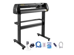 VEVOR 34 Polegadas Cortador de Vinil/Plotter Sinal Máquina Corte Software 3 Lâminas Tela Lcd (Outlet Caixa Aberta)