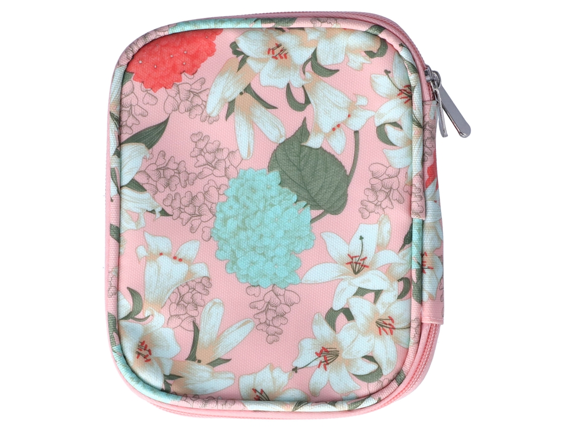 Bolsa De Armazenamento Em Tecido Oxford Impermeável, Rosa Lírio, Portátil, Para Uso Diário, Artesanato, Crochê, Mão Aquaforge