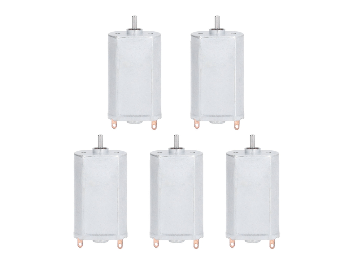 5pcs Moteur Dc com Pincéis Mini Elétrico 16000rpm 7v | S/MARCA