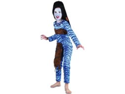 Fato de Menina DISFRAZZES Guerreira Azul (Tam: 5 a 6 anos)