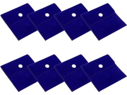Sacolas De Joias - 8 Unidades - Bolsa De Couro - Portátil Para Orelhas/anéis - Leve E Durável - Proteção Contra Riscos - Sacos De Armazenamento
